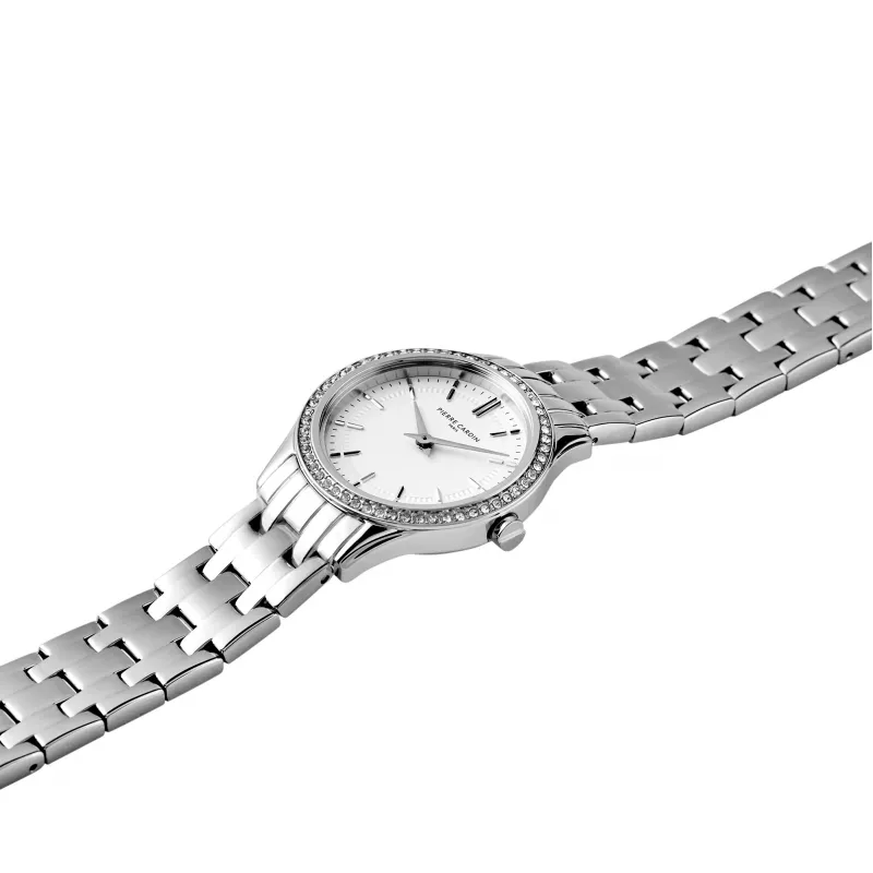 Pierre Cardin CF.0601.SJ Women's Quartz Watch – 30mm Stainless Steel Silver Dial