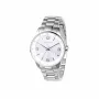 Pierre Cardin Men's Analog Quartz Watch CMR.0006 40mm Stainless Steel Black Dial Leather Strap