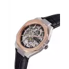 Pierre Cardin Men's Quartz Analog Watch CF.1002.LB.2 42mm Stainless Steel Black Dial Leather Strap