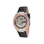 Pierre Cardin Men's Quartz Analog Watch CF.1002.LB.2 42mm Stainless Steel Black Dial Leather Strap