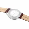 Pierre Cardin Men's Quartz Analog Watch CLC.6000 43mm Stainless Steel Case Black Leather Strap