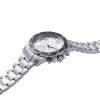 Pierre Cardin Men's Quartz Analog Watch CNI.0012 40mm Stainless Steel Case Black Leather Strap