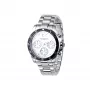 Pierre Cardin Men's Quartz Analog Watch CNI.0012 40mm Stainless Steel Case Black Leather Strap