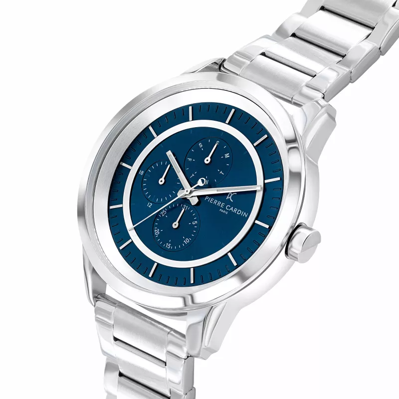 Pierre Cardin Men's Watch CCP.5013 45mm Stainless Steel Quartz Analog