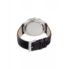 Pierre Cardin Men's Watch CF.1000.LB.1 42mm Stainless Steel Quartz Analog Black Dial Leather Strap
