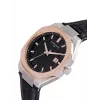 Pierre Cardin Men's Watch CF.1000.LB.1 42mm Stainless Steel Quartz Analog Black Dial Leather Strap