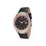 Pierre Cardin Men's Watch CF.1000.LB.1 42mm Stainless Steel Quartz Analog Black Dial Leather Strap