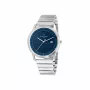 Pierre Cardin Men's Watch CLC.6005 43mm Stainless Steel Quartz Analog Black Dial Leather Strap