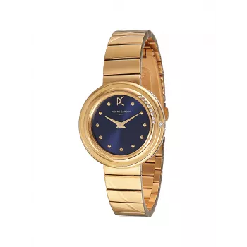 Pierre Cardin Women's Analog Quartz Watch CF.1010.MG Silver Stainless Steel Mesh Bracelet 32mm