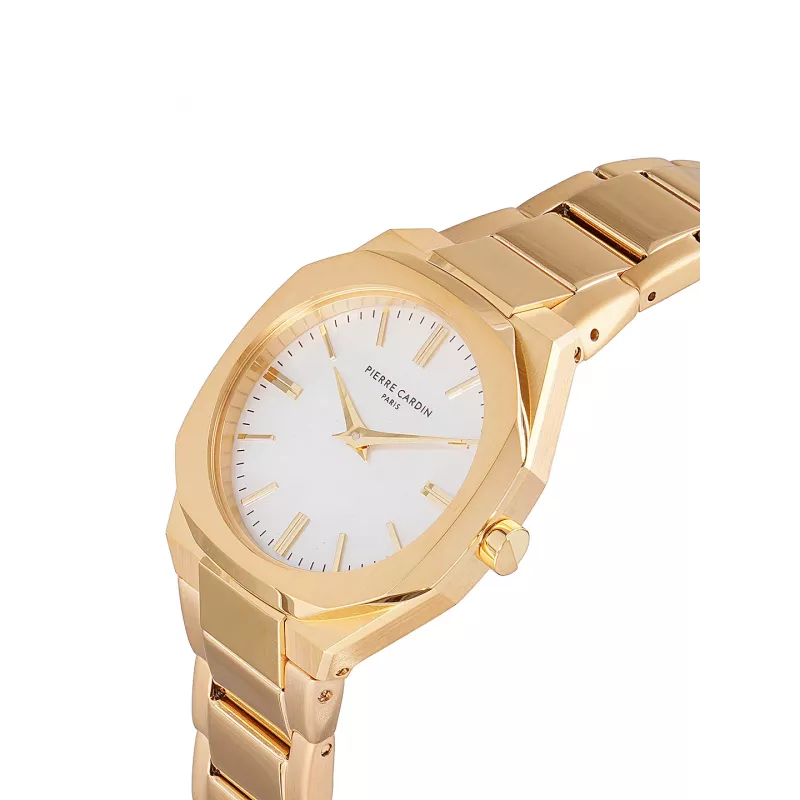 Pierre Cardin Women's CF.1008.MG.1 Quartz Analog Watch 32mm Silver Stainless Steel Mesh Bracelet