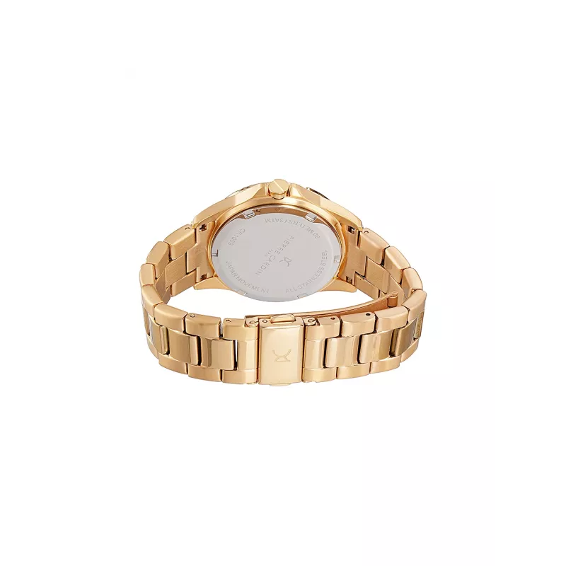 Pierre Cardin Women's Quartz Analog Watch CF.1009.MG 34mm Stainless Steel Gold-tone