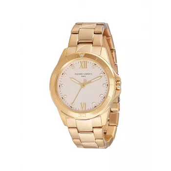 Pierre Cardin Women's Quartz Analog Watch CF.1009.MG 34mm Stainless Steel Gold-tone