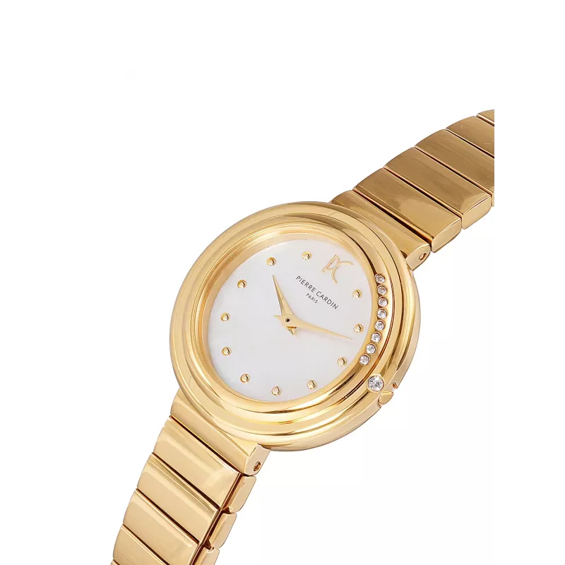 Pierre Cardin Women's Quartz Analog Watch CF.1010.MG.2 - 32mm Stainless Steel Silver Dial