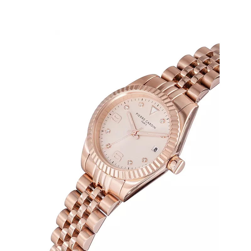 Pierre Cardin Women's Quartz Analog Watch CF.1012.MR 28mm Rose Gold Stainless Steel
