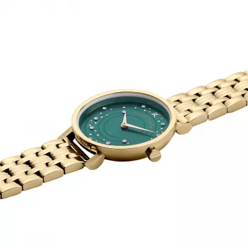Pierre Cardin Women's Quartz Watch CCM.0552 Silver Stainless Steel Mesh 32mm
