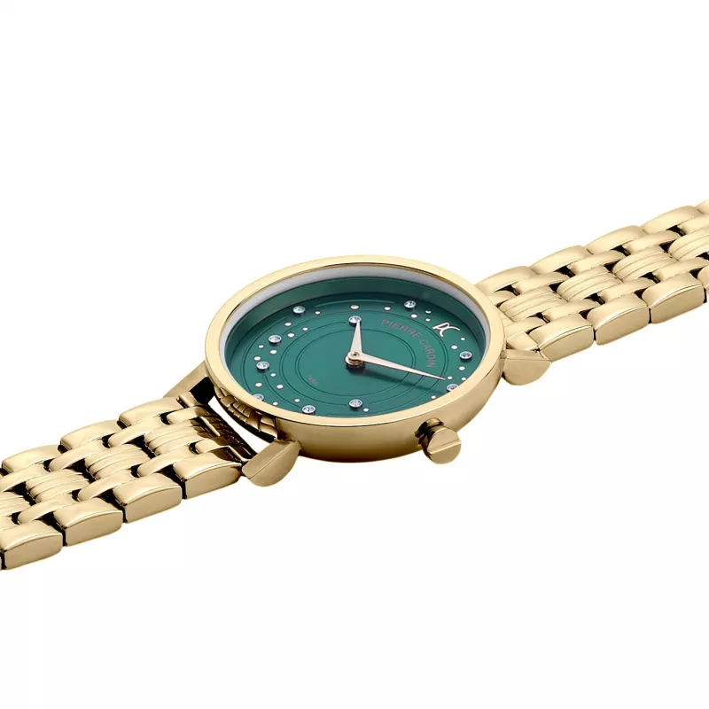 Pierre Cardin Women's Quartz Watch CCM.0552 Silver Stainless Steel Mesh 32mm