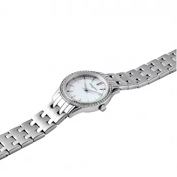 Pierre Cardin Women's Quartz Watch CF.0611.SJ Silver Stainless Steel Mesh 30mm