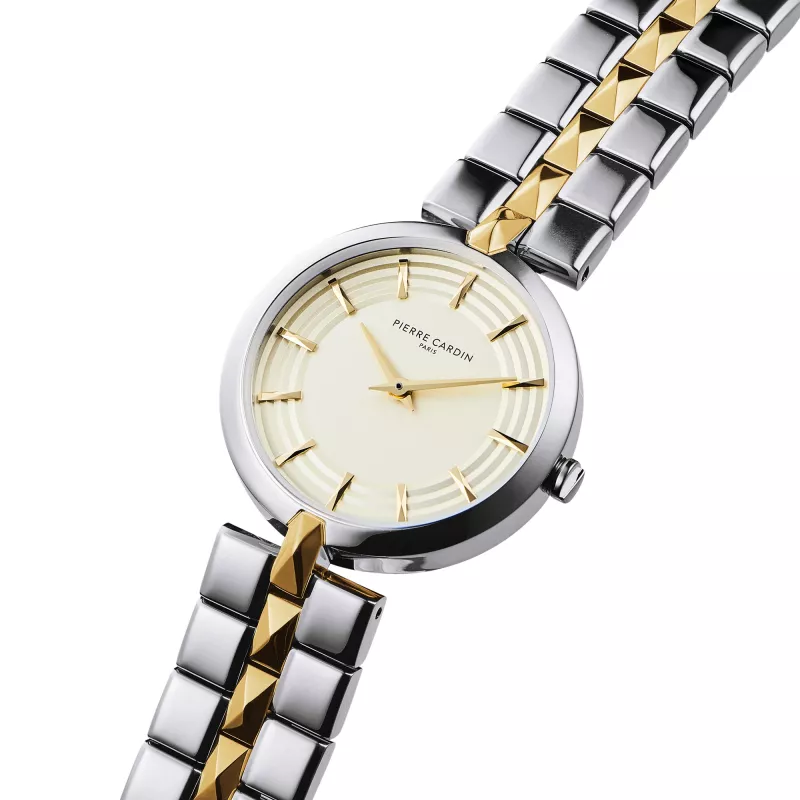 Pierre Cardin Women's Quartz Watch CF.0707.SU.G 32mm Silver Stainless Steel Milanese Bracelet