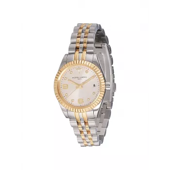 Pierre Cardin Women's Watch CF.1012.MU.4 28mm Stainless Steel Mesh Bracelet Silver Dial