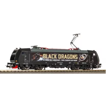 PIKO 57877 H0 Electric Locomotive 185 329 Black Dragons VI