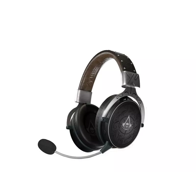 PIXMINDS LEXIP Black Flag Resynced Tatoo Wireless Gaming Headset (2.4GHz / Bluetooth 5.0, 50mm Drivers, 25h Battery)
