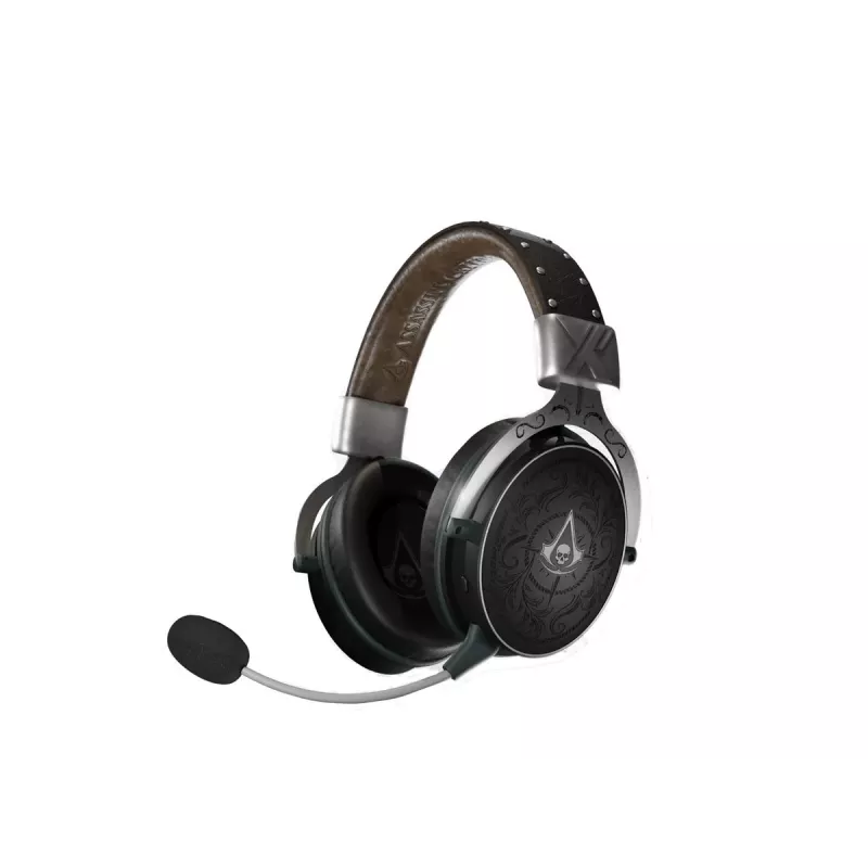 PIXMINDS LEXIP Black Flag Resynced Tatoo Wireless Gaming Headset (2.4GHz / Bluetooth 5.0, 50mm Drivers, 25h Battery)