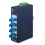 PLANET IFB-244-SLC Industrial 2-Channel Serial to Fiber Optic Media Converter (ST, Multi-mode, Blue)