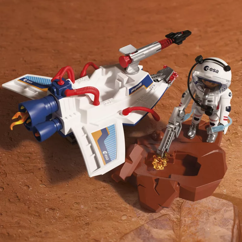 Playmobil 72013 ESA Space Glider Building Toy Playset