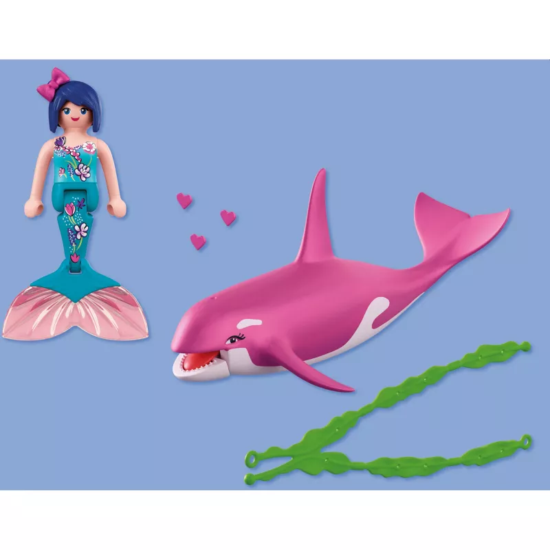 Playmobil 72106 Fantasy & Magic Orca with Mermaid