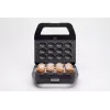 PMS 4-in-1 MELTO Sandwich Maker with Interchangeable Plates for Sandwich, Waffle, Grill, Cookie/Nut, 800W, Black/Silver