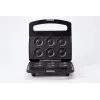 PMS PROMIS 5-in-1 Toaster FORMEA Sandwich, Cookie, Nut, Waffle, Doughnut, Grill 800 W Black/Silver