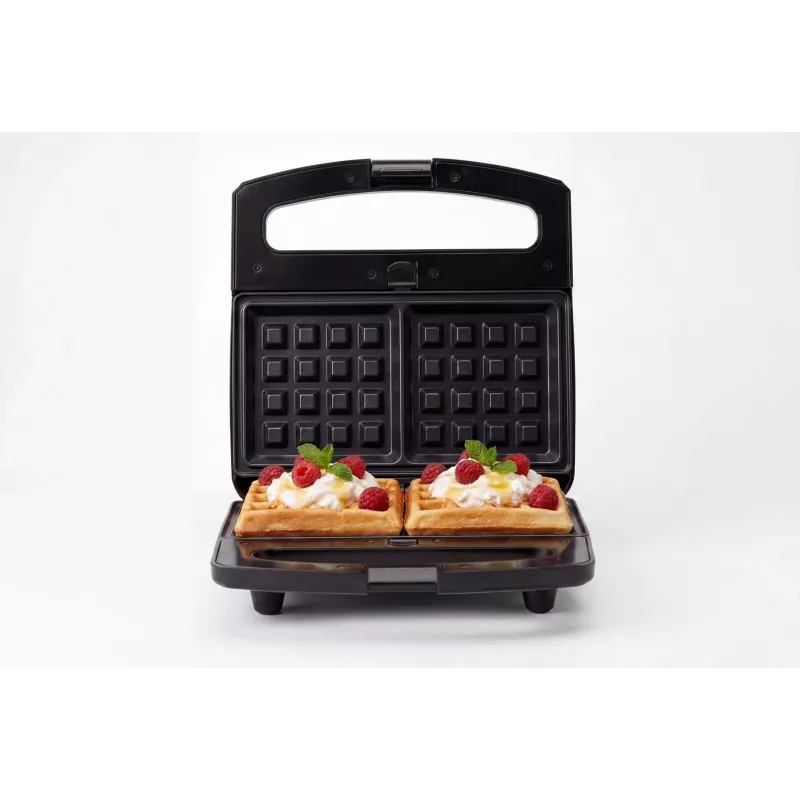 PMS PROMIS 5-in-1 Toaster FORMEA Sandwich, Cookie, Nut, Waffle, Doughnut, Grill 800 W Black/Silver