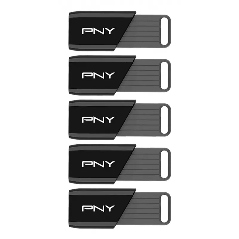 PNY Attaché X USB Flash Drive 64 GB USB 3.2 Gen 1 Multipack of 5 (P-FD64GX5ATTX-EF)
