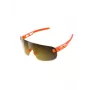 POC Elicit Cycling Glasses - Fluo Orange / Violet-Silver Mirror