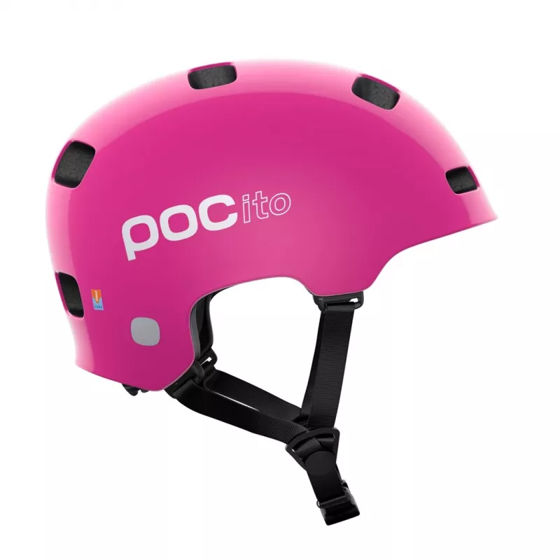 POCito Crane MIPS Kids' Cycling Helmet - Fluorescent Pink - Size M (55-58 cm)