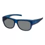 Polaroid Ancillaries PLD9003SM3Q Unisex Sunglasses - Black Frame, Grey Polarized Lens
