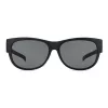 POLAROID ANCILLARIES PLD9004SDL5 Unisex Sunglasses - Black Frame, Grey Polarized Lenses, Square Shape