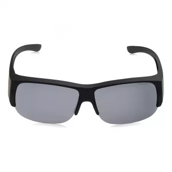 Polaroid Ancillaries PLD9007SDL5 Unisex Sunglasses - Black Frame Grey Polarized Lens