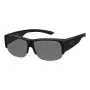Polaroid Ancillaries PLD9007SDL5 Unisex Sunglasses - Black Frame Grey Polarized Lens