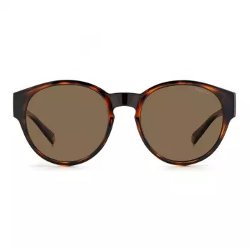 Polaroid Ancillaries PLD9017S086 Unisex Sunglasses - Havana/Tortoise Frame, Brown Polarized Lens