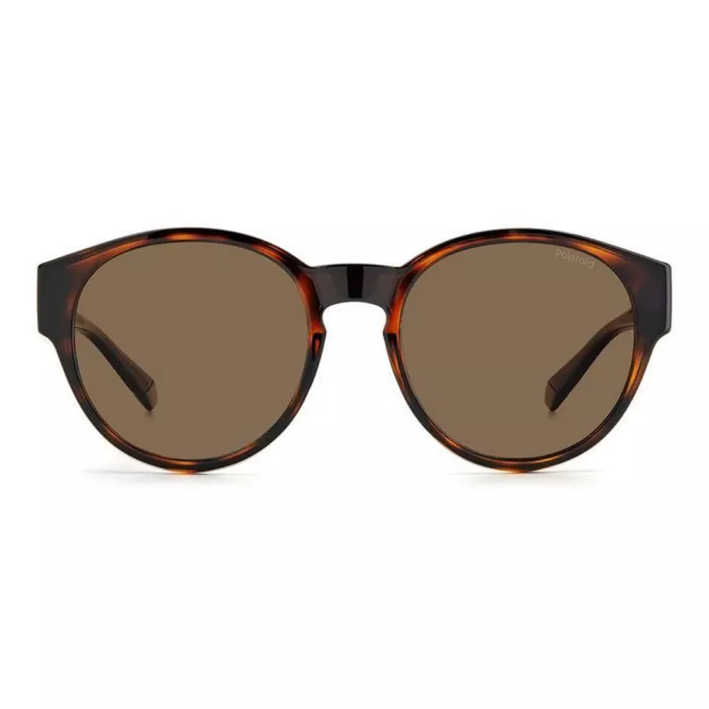 Polaroid Ancillaries PLD9017S086 Unisex Sunglasses - Havana/Tortoise Frame, Brown Polarized Lens