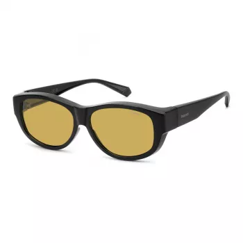 Polaroid Ancillaries PLD9020S71C Unisex Sunglasses - Black Frame, Grey Polarized Lenses