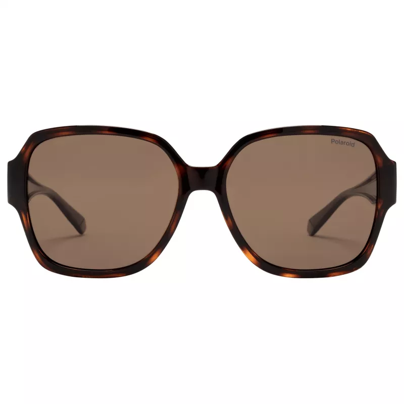 Polaroid Ancillaries PLD9021S086 Unisex Sunglasses - Havana Tortoise Frame, Brown Polarized Lens