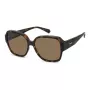 Polaroid Ancillaries PLD9021S086 Unisex Sunglasses - Havana Tortoise Frame, Brown Polarized Lens