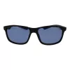 POLAROID Men's PLD2153S580VK Sunglasses - Black Frame Grey Polarized Lens 58mm