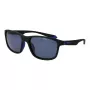 POLAROID Men's PLD2153S580VK Sunglasses - Black Frame Grey Polarized Lens 58mm