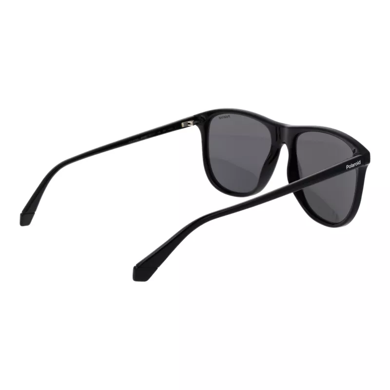 Polaroid Men's PLD4178S58807 Polarized Sunglasses - Black Frame Grey Lens 58mm