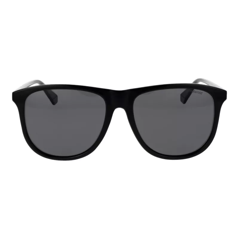 Polaroid Men's PLD4178S58807 Polarized Sunglasses - Black Frame Grey Lens 58mm