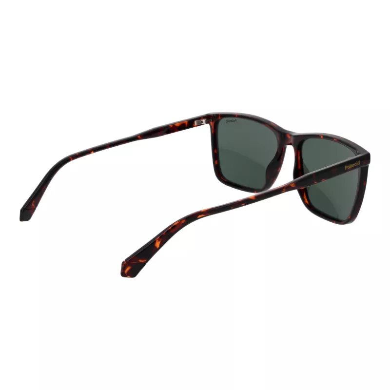 POLAROID Men's PLD4180S58086 Sunglasses Havana Brown Polarized Rectangular