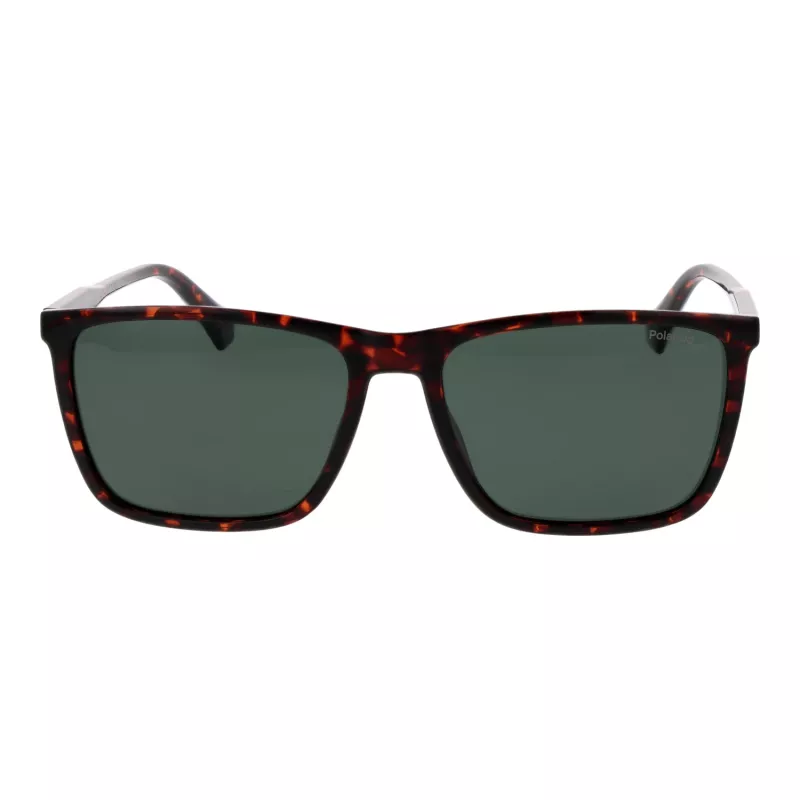 POLAROID Men's PLD4180S58086 Sunglasses Havana Brown Polarized Rectangular